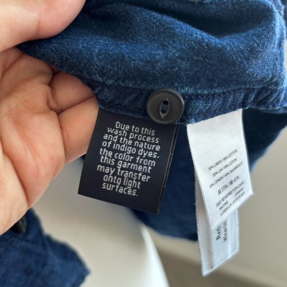 JCrew Lightweight linen blend short sleeve button down shirt - Picture 10 of 12